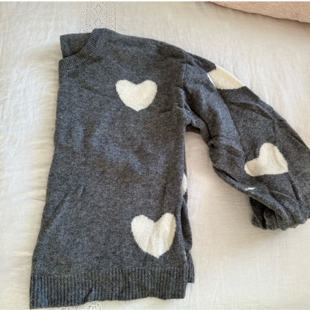 Madewell Heart Pullover Sweater XXS